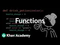 Functions Intro to CS - Python Khan Academy