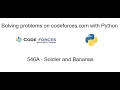 Solving problems on codeforces com with Python - 546A