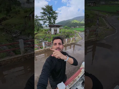 Bhutan village life #shortvideo