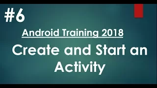 Android tutorial 2018 - 06