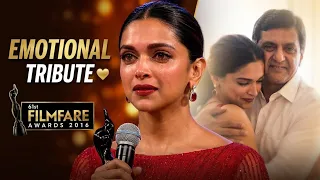 Deepika Padukone Gets Emotional Dedicates Award to Her Father at Filmfare