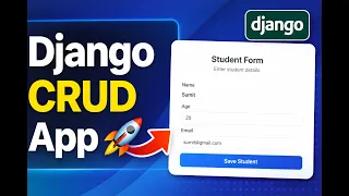 Django Student Management System CRUD Project Step by Step