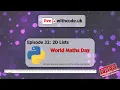 2D lists in python Episode 32 of live withcode uk