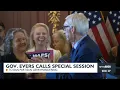 Governor Evers calls special session
