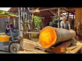 Download Lagu SPECTACULAR! Mahogany wood, valued at IDR 1 billion, was sawn into truck bed boards.