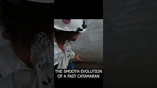 Watch the build of a performance catamaran #odiseacatamarans #performanceboats #welding #boatbuild