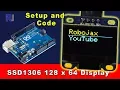 How to use SSD1306 128x64 OLED Display I2C with Arduino code RJT28