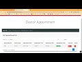 Doctor Appointment in PHP