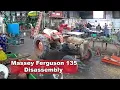 Massey Ferguson 135 Antique Tractor Disassembly