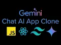 Building a custom GEMINI CLONE Chat app with ReactJS TailwindCSS Gemini API and ReactMarkdown