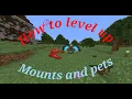 How to level up mounts and pets in RLcraft