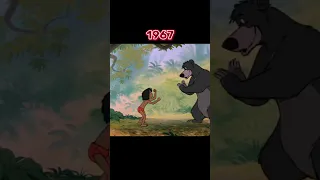 The jungle book Mowgli evolution 1967-2018 movie s