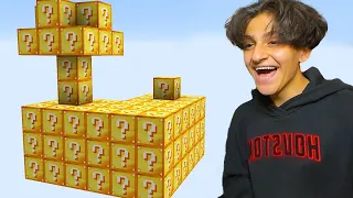 جربت سكاي بلوك لكي بلوك في ماين كرافت MINECRAFT 