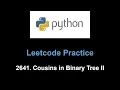 Leetcode 2641 Cousins in Binary Tree II tree bfs