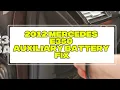 2012 Mercedes E350 Auxiliary Battery Replacement Fix the Warning Message Fast