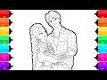KPop Demon Hunters Coloring Book Rumi and Jinu Love