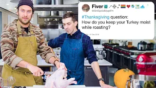 Bon Appetit s Brad Chris Answer Thanksgiving Questions From Twitter Tech Support WIRED