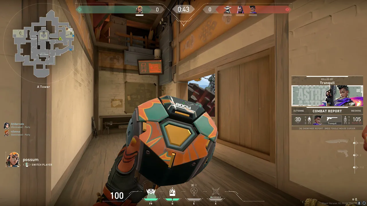 Valorant | Possum with the 1v4