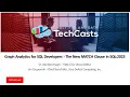 AnDOUC TechCast 2023-11-15 Graph Analytics for SQL Developers The New MATCH Clause in SQL2023