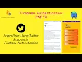 User Login Using Twitter Account in firebase and android studio