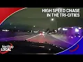 Felon arrested after a high speed police chase in the Tri-Cities