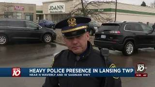 Heavy police presence in Lansing Township State police on scene