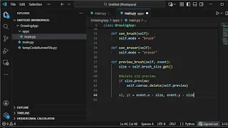 How to code a basic drawing app using Python and tkinter