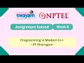 Programming in Modern C Week 8 NPTEL ANSWERS 2026