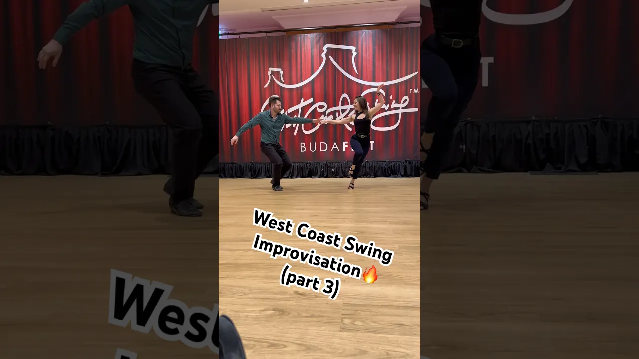 West Coast Swing Improvisation Part 3 #semionmaria #westcoastswing #modernswing #improvisation