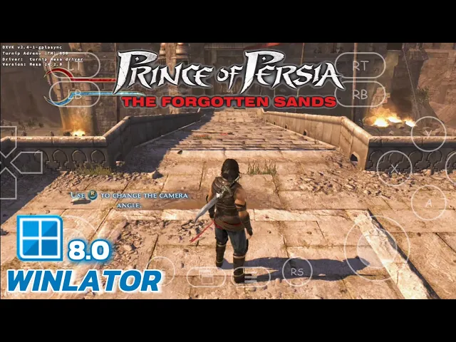 Winlator v8 (Afei) - Gameplay Prince Of Persia The Forgotten Sands (Windows) On Android