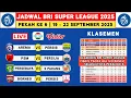 Download Lagu Jadwal Liga 1 2025 Pekan ke 6 - Arema FC vs Persib - PSM vs Persija - Liga 1 Indonesia 2025