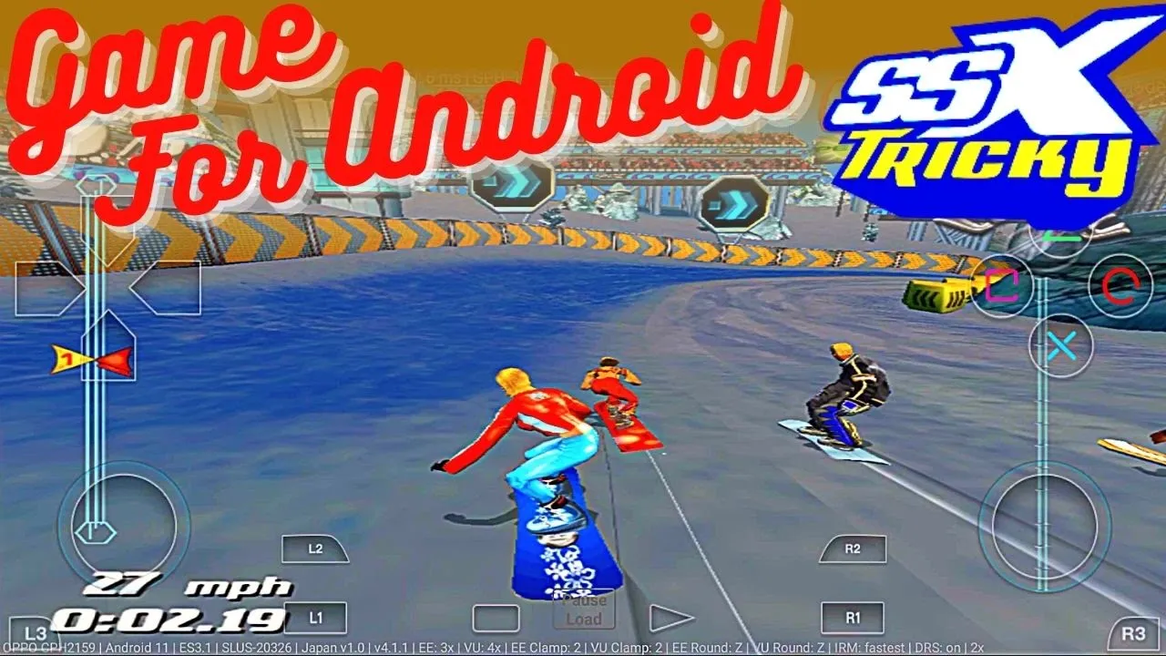 SSX Tricky - PS2 Emulator Android Gameplay [Damon Ps2 PRO] - SSX Tricky Game APK Mobile