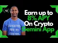 Earn 8 on Crypto Better than a Savings Account - Gemini Earn Review