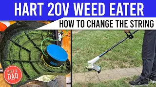 Hart 20V Cordless Weed Eater How To Change The String 