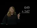 SPIRAL Addition of Whole Numbers with Place Value Disks Partial Sums Algorithm