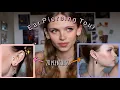20 EAR PIERCINGS Ear tour rating pain healing process Sara Carstens