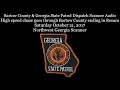 Dispatch Scanner High speed chase from Gordon goes through Bartow ending off I-75