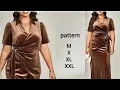 How to Draft a Wrap Blouse Pattern All Sizes