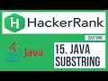 HackerRank Java Substring Solution Basic Coder