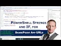 075 Enhance SharePoint URL with PowerShell If Statement - PowerShell with SharePoint from Scratch