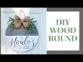 DIY WOOD ROUND DIY WOOD DOOR HANGER WOOD SIGNS FOR BEGINNERS