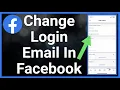 How To Change Login Email On Facebook New Primary Email