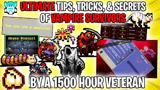 ULTIMATE Guide with Tips Tricks Secrets for Vampire Survivors