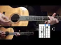 Carefree Highway (Gordon Lightfoot) - acoustic guitar cover with chords + solo lesson