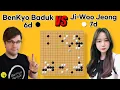Lagu Top amateur female player 7 Dan VS  Benkyo Baduk 6 Dan