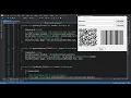 Generate Barcode QR Code using C windows application