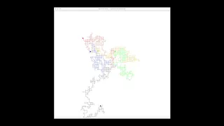Random Walk Simulation - Python Turtle Project