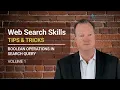 Google Search Tips Tricks - Boolean Operation in Search Query Vol 1 Web Search Skills Series