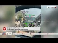 ഫ്രീ ലെഫ്റ്റിൽ നിർത്തിയത് ചോദ്യംചെയ്തു; ബൈക്ക് യാത്രക്കാരനെ കല്ലുകൊണ്ടടിച്ച് ബസ് ജീവനക്കാർ