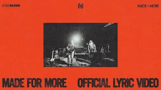 made for more lyric josh baldwin feat jenn johnson